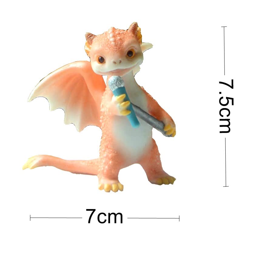 Statuetta Drago Verde Cody Per Giardino Delle Fate GlitZGlam - In
