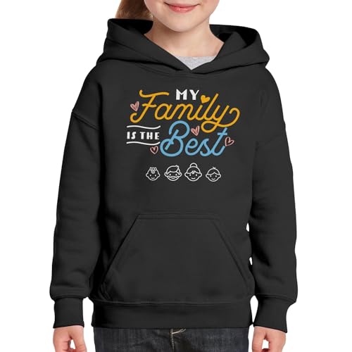 Sweat à capuche enfant de qualité premium avec finitions soignées