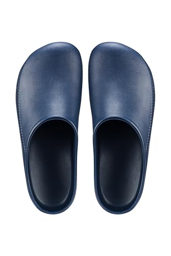 ESTRO Gartenschuhe Damen Clogs Geschlossen - Gartenclogs Herren Unisex Gummischuhe Damen Leicht Gartenclogs Damen Garten Clogs Herren CC01 (43, Dunkelblau)