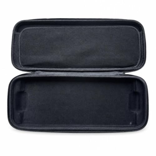 Funda de teclado para viaje de 87 teclas rígida y ligera para nómadas digitales en cafeterías
