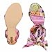 Nine West Women's Kelsie2 Heeled Sandal, Pink Floral 664, 7.5