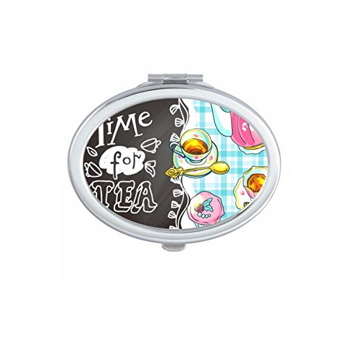 Miroir de maquillage bouddha portable à la main compact - 2