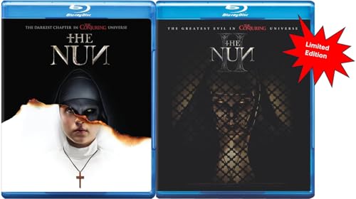 The Nun + The Nun II Blu-ray Bundle | The Conjuring Universe Horror Collection | 2-Movie Set | Supernatural Horror Films