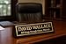 Black Desk Name Plate Personalized - Name Plate for Desk Engraved in USA