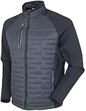 Sunice Hamilton Men's Windproof Jacket - Full Zip Thermal Stretch Windbreaker