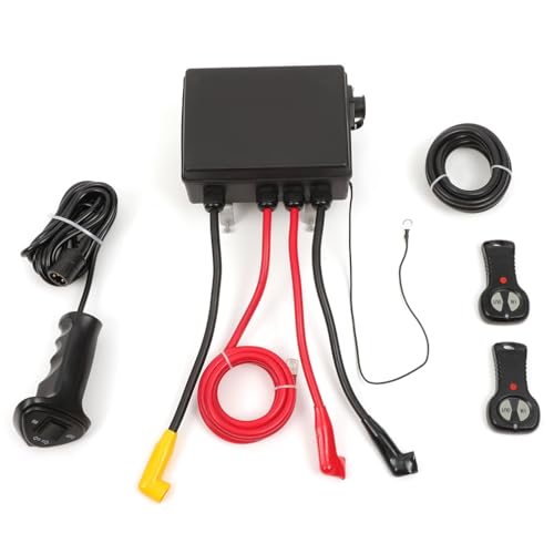Winche eléctrico ECCPP 13500 lbs 12V con cable de acero miniatura 4