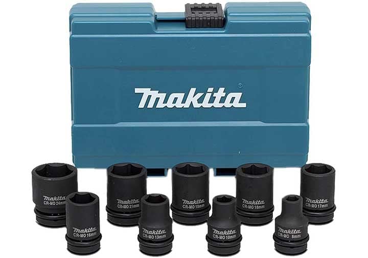 Amazon | マキタ(Makita) ソケットセット 差込角1/2インチ(12.7mm) B