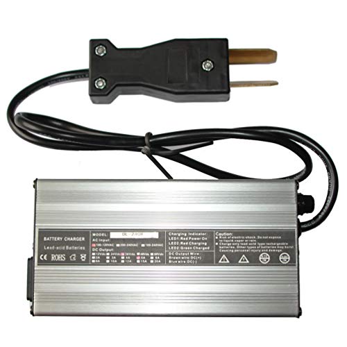 Scaauto 36 Volt Golf Cart Portable Charger 36 Volt 5A Battery Chargers Trojan Golf Cart Batteries Golf Cart Accessories With Crows Foot Plug For Ezgo Yamaha Club Car Txt Super Hauler #TOP4