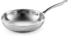 SEIDO Stainless Steel 20CM Frying Pan Cookware Perfect for: Induction, Gas & Ceramic Hobs. UNCOATED, PFOA - Free 20cm