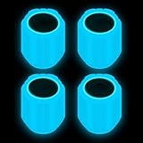 Car Tires for Mercedes-Benz GLE 350, 4-Pack Light-Up Valve Caps Dust Covers Car Tires,Normal-Blue