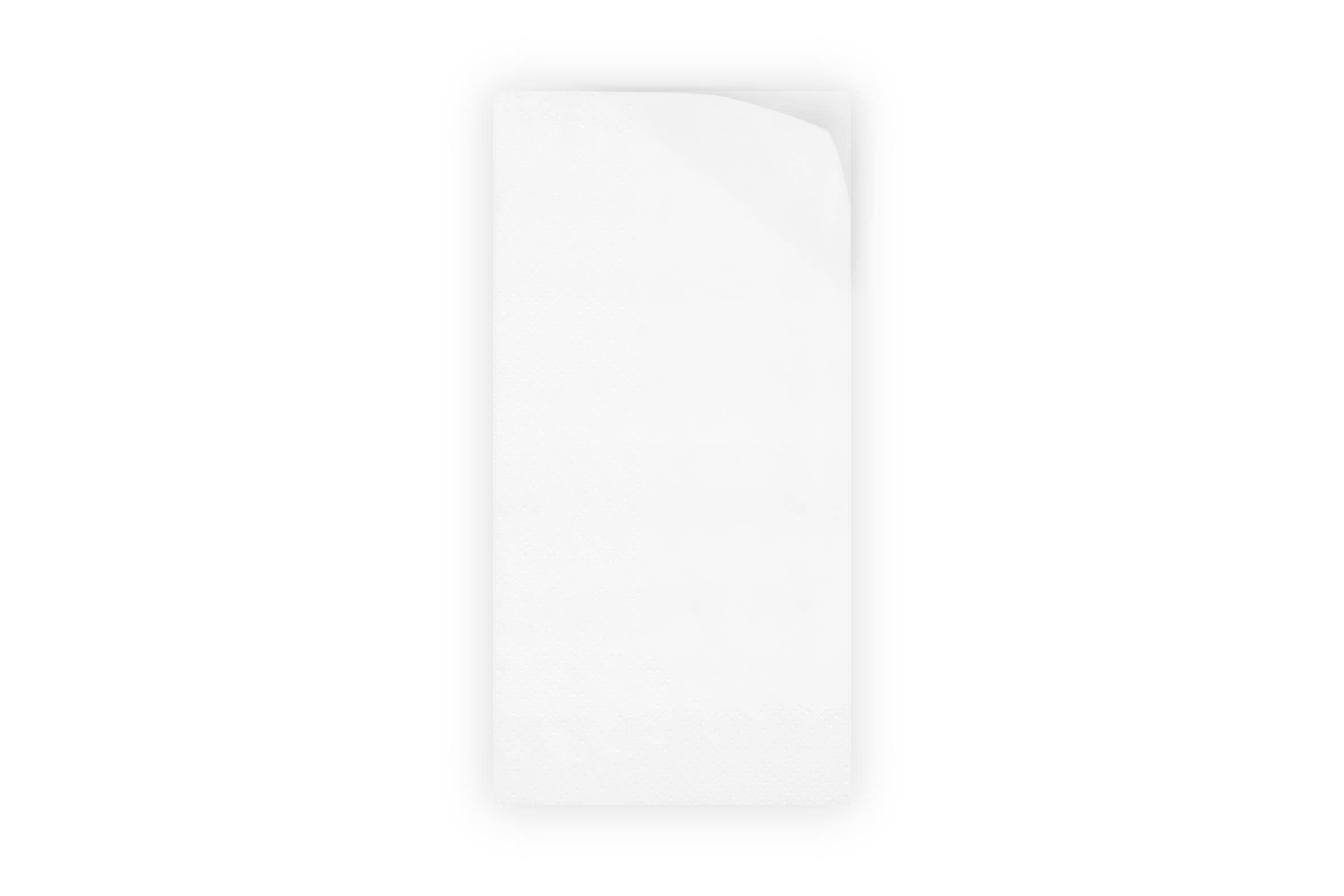 Funny Lot de 8 packs de 250 Serviettes de Table Jetables Double Épaisseur Pliage en 8 Blanc 33 x 33 cm
