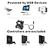 immagine 1ICQUANZX Stazione di Ricarica per Controller PS4, Caricabatterie per Controller PS4 per Controller Sony Playstation 4 PS4 / PS4 PRO / PS4 Slim