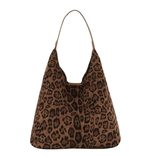 Jywmsc Leopardo Bolso Tote para Mujer Gamuza Cuero Cheetah Print Hobo Bolso Hombro Grande Bolso Satchel Vintage Jywmsc Leopardo Bolso Tote para Mujer Gamuza Cuero Cheetah Print Hobo Bolso Hombro Grande Bolso Satchel Vintage