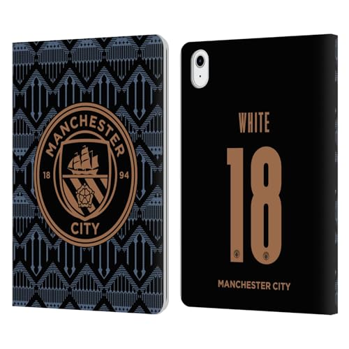 Funda de Cuero para iPad Air 2022 Manchester City Carcasa Tipo Libro FC