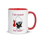 Mug à Intérieur Coloré Caliméro   Idée Cadeau