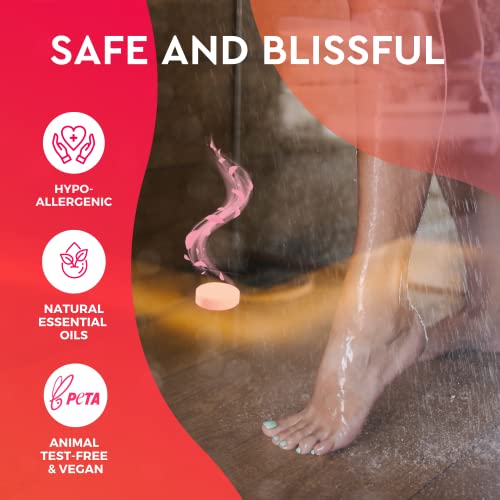 Cleverfy Shower Steamers Aromatherapy - Variety Pack Of 6 Shower Bombs With Essential Oils.self Care And Relaxation Spa Gifts For Women. Red Set #TOP2