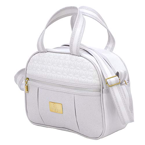 Baby Nut Frasqueira Térmica Glitter Branca Branca