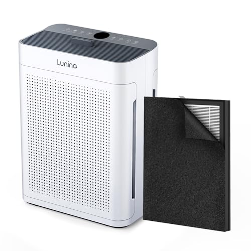 LUNINO Air Purifiers for Home Large Room up to 3000ft², HEPA Double-Sided Air Purifier with Washable Filter, Aromatherapy Function, Air Cleaner for Pets Hair, Bad Smell, Smoke, Dust, Pollen