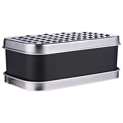 Cabilock Caja de Acero Inoxidable Rallador para Verduras Queso Jengibre Cebolla Picadora Cortadora de Patatas Tomate Rallador Cocina Mano Rallador Contenedor de Almacenamiento