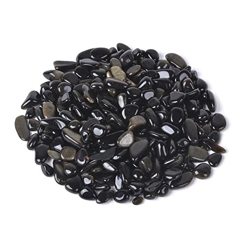 Image of 100 grams Small Tumbled Chips Polished Crushed Stone Crystal Healing Embellishments