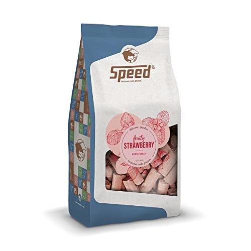 Speed Delicious speedies Strawberry, snack fruttato per ogni cavallo, ingredienti ottimali, semplicemente pratici (1 kg)