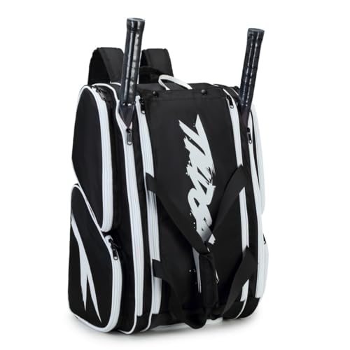 TILDOSAC Padel Racket Tasche Tennis Rucksack für Padel Tennis Pickleball Paddles, Padel Racket Protector Rucksack, Große Sport Pickleball Tasche mit Zaun Haken, Schuhfach, Extrataschen