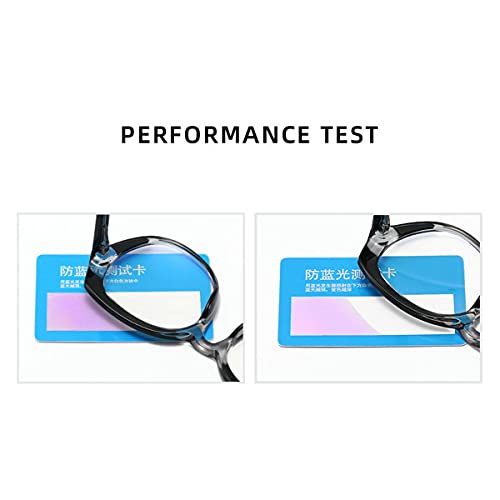 Image of Melrose Fashion ladies blue blocking reading glasses, irregular colorful anti-fatigue /glare female computer games presbyopia