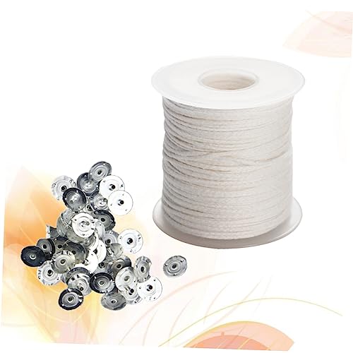 Kit para hacer velas con mechas de algodón y pestañas miniatura 7