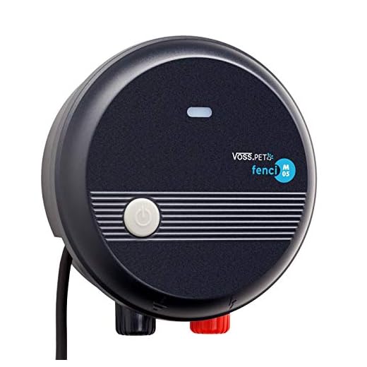 VOSS.PET Pastor eléctrico fenci M05, Electrificador de cercados 230V, para Perros, Gatos y Uso en el jardín