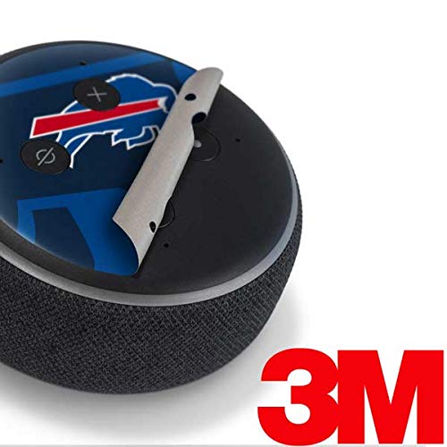 Skinit Decal Audio Skin Compatible with Amazon Echo Dot 3 - Officially Licensed NFL Buffalo Bills Double Vision Design