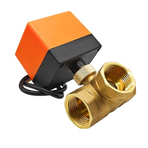 Válvula automatizada de latón de 12V de 2 vías con conexión de 2 pulgadas para control de agua 7