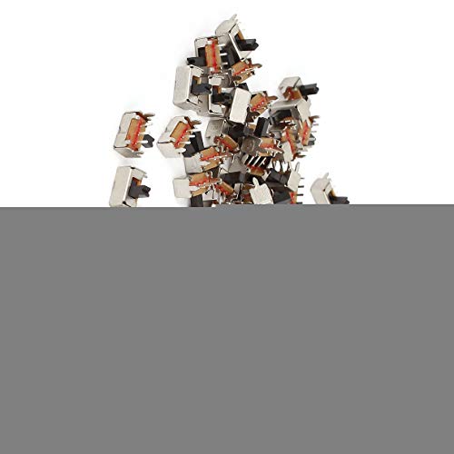 Aexit 50 Pcs Electrical 2 Position 3Pins SPDT Mini Panel Slide Switch AC Timers 250V 3A