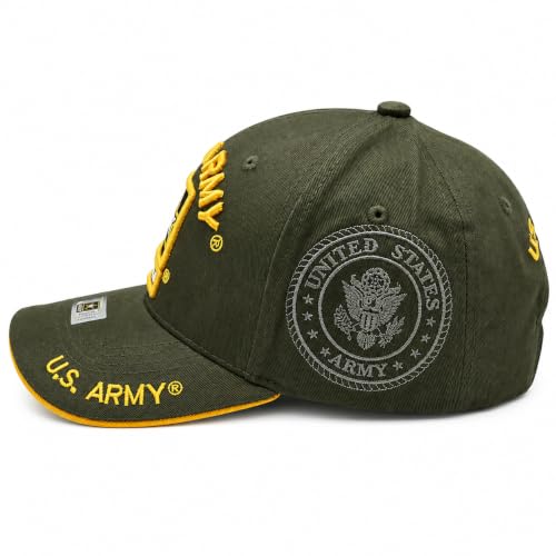 Image of US Army Veteran Hat for Men - Officially Licensed Military Baseball Cap, Gift for Veterans