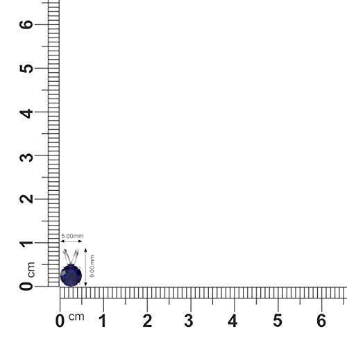 Diamondere Natural and Certified Gemstone Solitaire Necklace in 14k Solid Gold | 0.40 Carat Pendant with Chain3