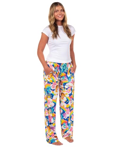 Care Bears Pajama Pants Adult Rainbow Cheer Swift Heart Rabbit Wish Share PJ Lounge Bottoms2