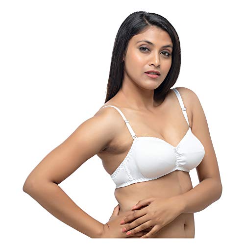 Image of Daisy DEE Women Cotton Seamless Full Coverage Non-Padded Wirefree T-Shirt Bra - - ENCHANTIC