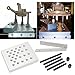 ReluxGo Universal Drill Press Support Block Plate Tool Set Kit, 30 Ton – Bearing and Bushing Repair Removal Installation