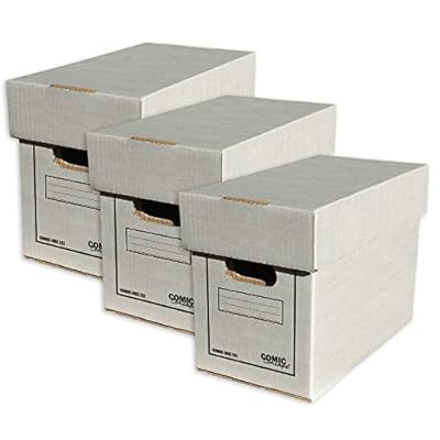 Comic Concept 3 cajas de cómic (cortas) con tapa, cartón apilable. | Ya disponible en tu tienda friki favorita! En mundofriki.es!