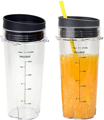 Ninja Blender Cups set 2 unidades 16 onzas miniatura 2