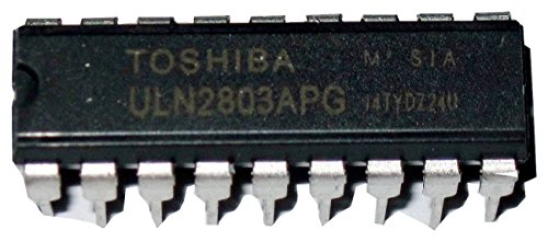 Major Brands ULN2803A ICs and Semiconductors, Darlington NPN Transistor, 50 Volt, 0.5 Amp, 18-Pin, PDIP (Pack of 10)