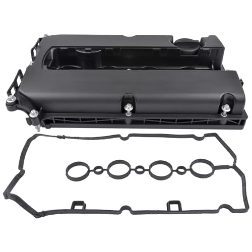Image of Engine Valve Cover Replacement for Cruze 2010-2016 Aveo /Aveo5 2009-2011 | Replacement for Sonic Pontiac G3 Saturn Astra 1.8 1.6L, 55564395, 55558673, with Gasket & Cap
