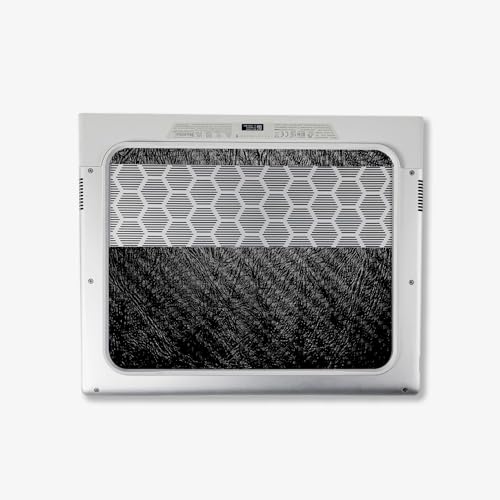 Image of MightySkins Carbon Fiber Skin Compatible With Alienware X14 R2 (2023) Full Wrap Kit - Black Leather | Protective, Durable Textured Carbon Fiber Finish | Easy To Apply & Change Styles | Made in the USA