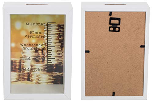Brandsseller Spaarpot Million spaarpot fotolijst design met kijkvenster en schaal - Afbeelding 5