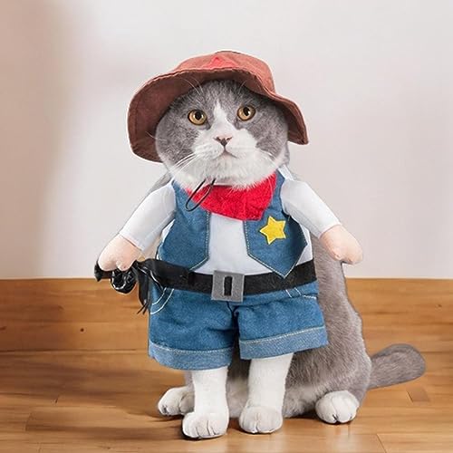 Leefasy Pet Dog Cat Trajes Vestir-se Halloween Cosplay Costume Foto Adereços Decorações Bonitas Cach