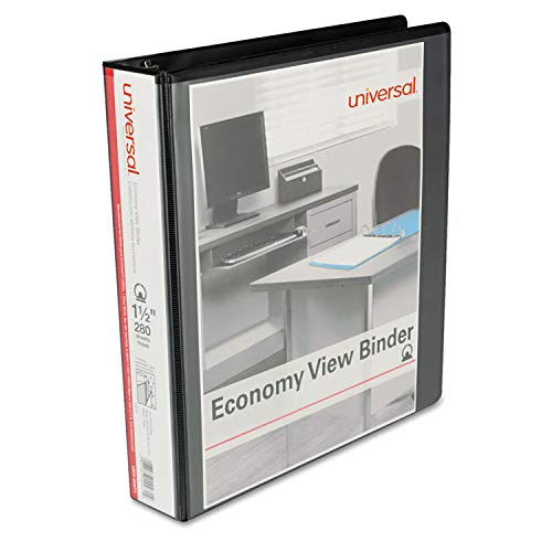Universal Round Ring Economy Vinyl View Binder Unv20971 #TOP7