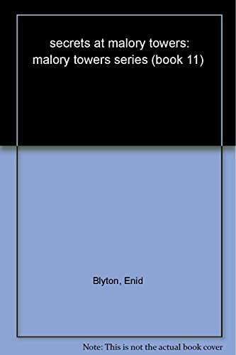 Secrets at Malory Towers 1405270098 Book Cover