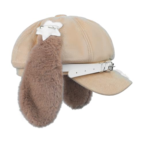 Dog Ear Berets Hat Newsboy Cabbie Baker Boy Hat Beret Cap Pageboy Visor Paperboy Sailor Fiddler Plush Animal Ears Flap Hats2