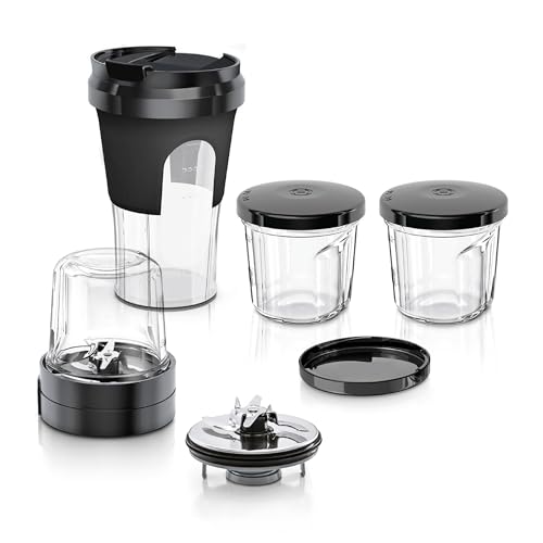 Bosch Zubehör-Set TastyMoments MUZ45XTM1, 5-in-1, Mixen, Mahlen, Hacken,...