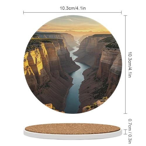 Dessous de verre céramique anti-rayure pour protéger la table des taches - 3