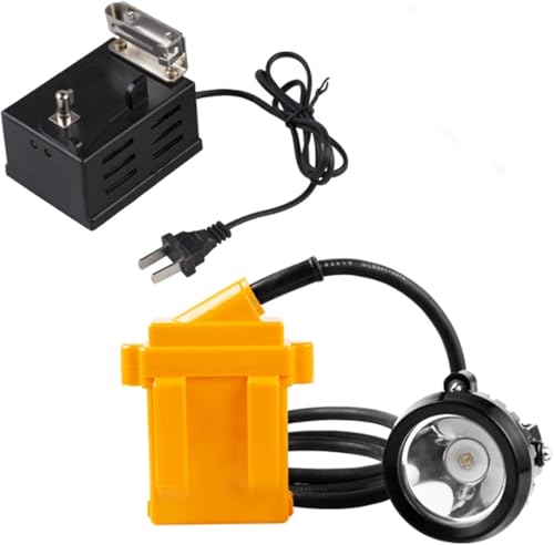 Casco de seguridad portátil con faro LED impermeable contra la oscuridad 1